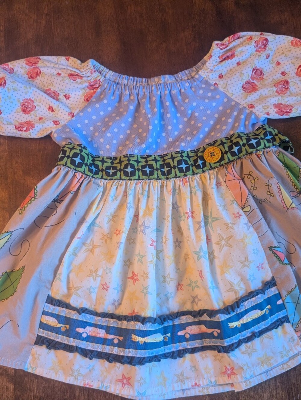 Matilda Jane Wonderful Parade Favorite Things Peasant Top/ Size 4